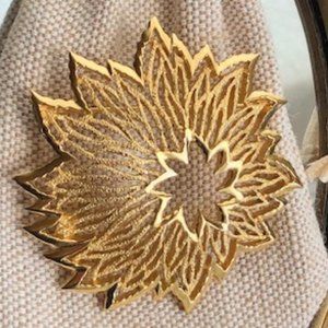 Trifari Rare Vintage Collector's Sunburst Brooch